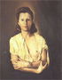 Портрет жінки з одного оголеною грудей